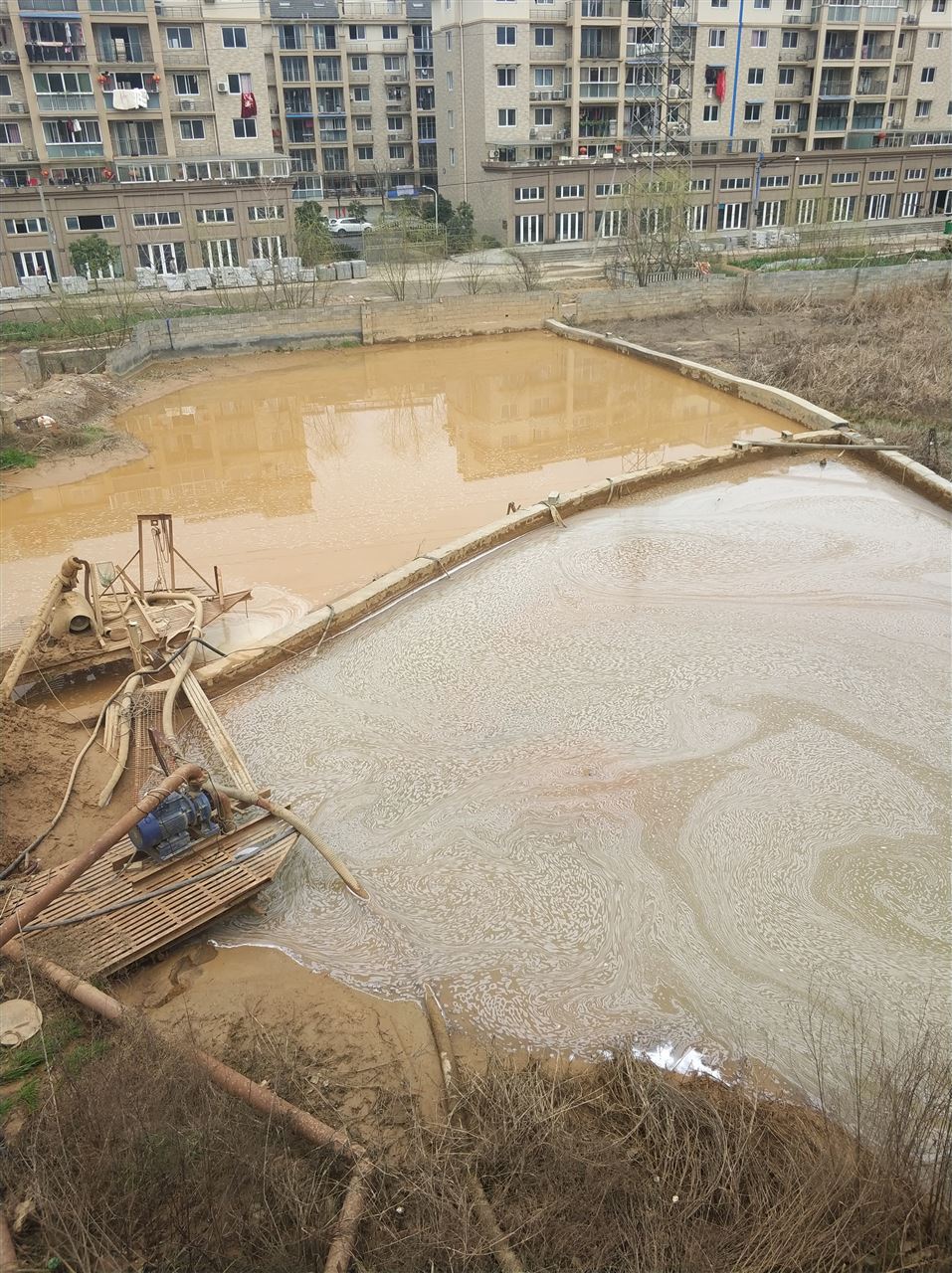 金湖沉淀池淤泥清理-厂区废水池淤泥清淤